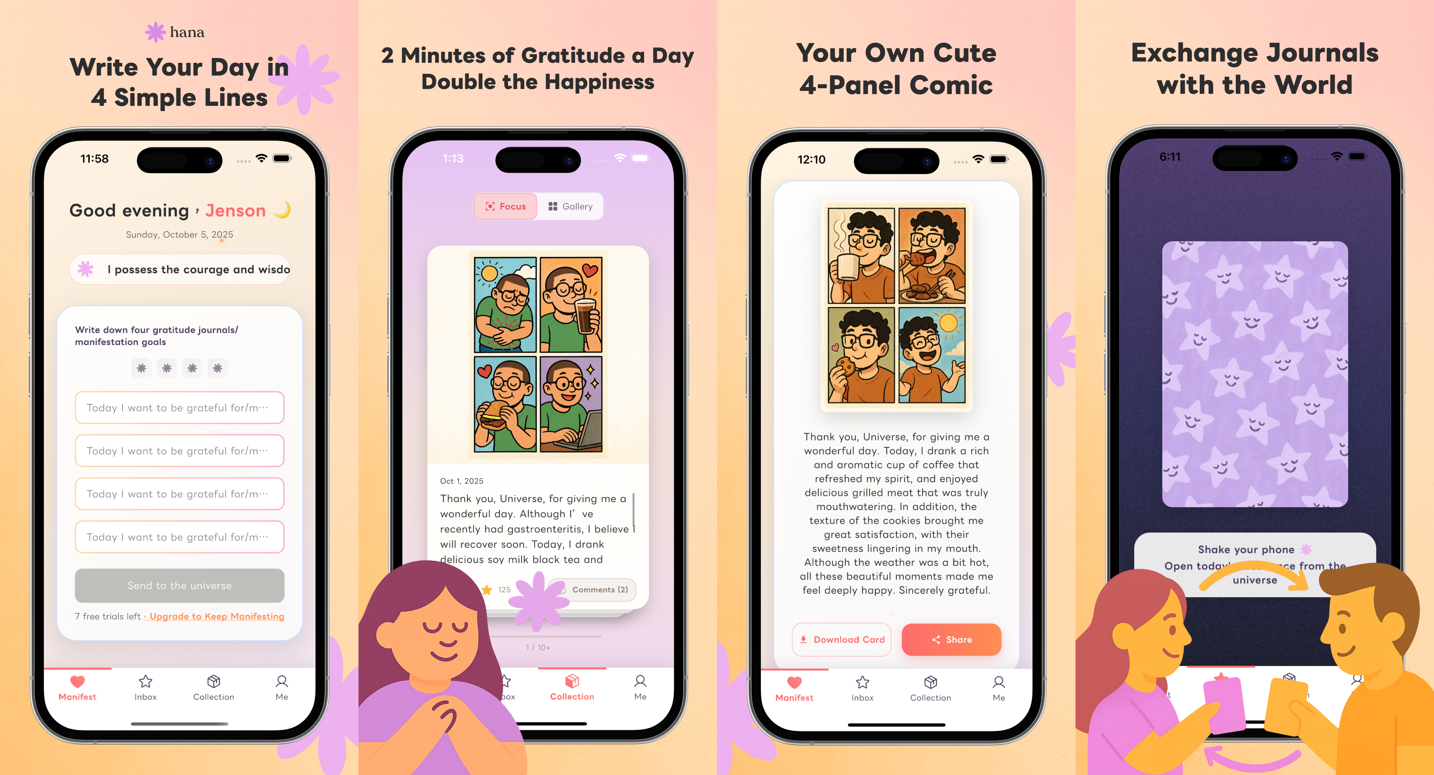 Visual Gratitude Magic: How hana App Turns Thanks into High-Energy Manifestation